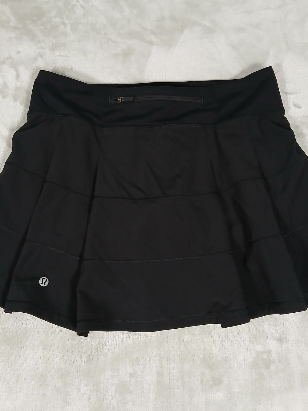 Lululemon Pace Rival Skirt 6 Tennis Golf Skort Black